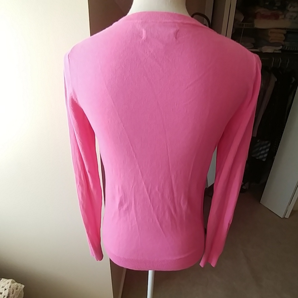 Pink Sweater Lightweight Cardigan - Picture 4 of 4